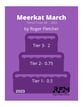 Meerkat March Concert Band sheet music cover